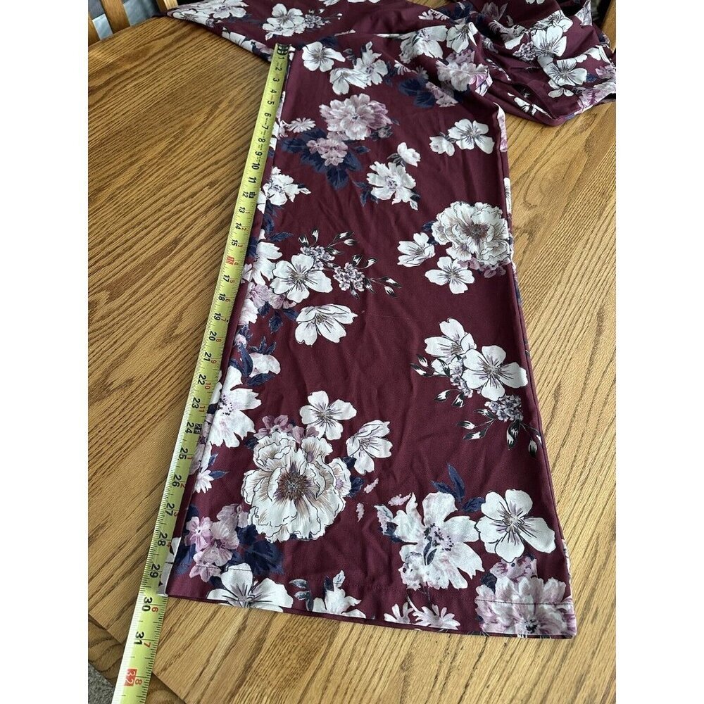 Anthropologie Yumi Kim Floral Print Cutout Jumpsuit Size M Date Night Bow Classy - Picture 14 of 16